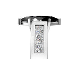 White gold Fancy Black Marquise Cut Cut Channel Set Solitaire Ring with Four-Prong Setting_17