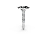 White gold Fancy Black Marquise Cut Cut Pave Split Shank Engagement Ring with Four-Prong Setting_14