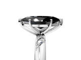 White gold Fancy Black Marquise Cut Solitaire Diamond Engagement Ring with Twisted Pave Band and Four-Prong Setting_24