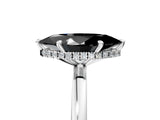 White gold Fancy Black Marquise Cut Solitaire Engagement Ring with Cathedral Band and Four-Prong Setting_5