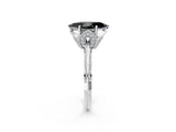 White gold Fancy Black Marquise Cut Solitaire Split Shank Pave Diamond Engagement Ring with Four-Prong Setting_50