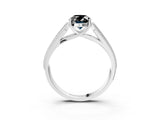 White gold Fancy Black Oval Cut Cut Pave Split Shank Engagement Ring with Four-Prong Setting_15