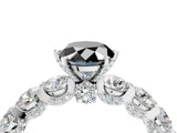 White gold Fancy Black Oval Cut Diamond Side Stone Engagement Ring with Four-Prong Setting_34