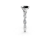 White gold Fancy Black Oval Cut Solitaire Twisted Pave Band with Four-Prong Setting_17