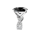White gold Fancy Black Oval Cut Solitaire Twisted Pave Band with Four-Prong Setting_20