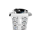 White gold Fancy Black Pear Cut Cut Halo Split Shank Prong Set Ring_5