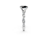 White gold Fancy Black Pear Cut Solitaire Twisted Pave Band with Four-Prong Setting_17