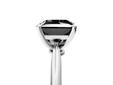 White gold Fancy Black Princess Cut Diamond Solitaire Engagement Ring with Classic Band and Four-Prong Setting_29