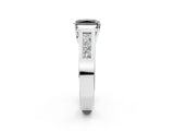 White gold Fancy Black Radiant Cut Cut Channel Set Solitaire Ring with Four-Prong Setting_14