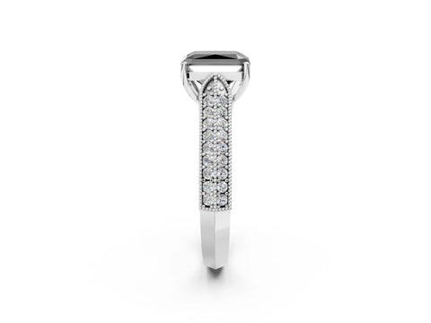 White gold Fancy Black Radiant Cut Cut Pave Split Shank Engagement Ring with Four-Prong Setting_14