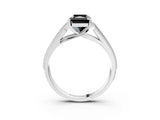 White gold Fancy Black Radiant Cut Cut Pave Split Shank Engagement Ring with Four-Prong Setting_15