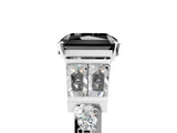 White gold Fancy Black Radiant Cut Diamond Engagement Ring with Baguette Side Stones and Channel Set Band_17