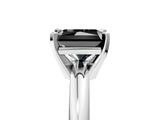 White gold Fancy Black Radiant Cut Diamond Solitaire Engagement Ring with Round Band and Four-Prong Setting_101