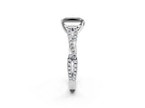 White gold Fancy Black Radiant Cut Diamond Solitaire Engagement Ring with Twisted Pavé Band and Four-Prong Setting_74