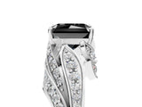 White gold Fancy Black Radiant Cut Diamond Solitaire Ring with Prong Setting and Twisted Pavé Band_29
