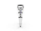 White gold Fancy Black Radiant Cut Diamond Three-Stone Ring with Channel Set Band and Four-Prong Setting_26