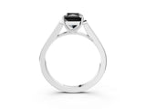 White gold Fancy Black Radiant Cut Solitaire Cathedral Diamond Engagement Ring with Channel-Set Band and Four-Prong Setting_18