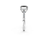 White gold Fancy Black Radiant Cut Solitaire Diamond Engagement Ring with Pavé Band and Six-Prong Setting_26