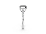 White gold Fancy Black Radiant Cut Solitaire Diamond Engagement Ring with Pavé Band and Six-Prong Setting_26