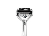 White gold Fancy Black Radiant Cut Solitaire Diamond Ring with Prong Setting and Plain Band_17