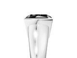 White gold Fancy Black Radiant Cut Solitaire Tension Set Diamond Ring with Split Shank Band_23