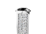 White gold Fancy Black Round Cut Cut Diamond Channel Set Pave Band with Tension Prong Setting_5