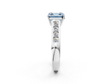 White gold Fancy Blue Asscher  Brilliant Channel-Set Solitaire Ring with Four-Prong Setting_61
