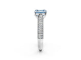 White gold Fancy Blue Asscher Cut Cut Pave Split Shank Engagement Ring with Four-Prong Setting_50
