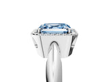 White gold Fancy Blue Asscher  Cut Diamond Halo Engagement Ring with Split Shank and Four-Prong Setting_52