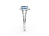 White gold Fancy Blue Asscher Cut Diamond Halo Split Shank Engagement Ring_53