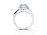 White gold Fancy Blue Asscher Cut Diamond Halo Split Shank Engagement Ring_54
