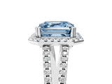 White gold Fancy Blue Asscher Cut Diamond Halo Split Shank Engagement Ring_56