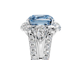 White gold Fancy Blue Asscher  Halo Split Shank Diamond Engagement Ring with Prong Setting_27