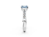 White gold Fancy Blue Asscher  Solitaire Channel-Set Diamond Engagement Ring with Four-Prong Setting_52