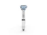 White gold Fancy Blue Asscher  Solitaire Diamond Ring with Channel-Set Band and Four-Prong Setting_22