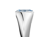 White gold Fancy Blue Emerald  Solitaire Tension Set Diamond Ring_25