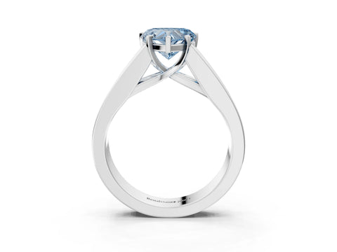 White gold Fancy Blue Heart Cut Cut Channel Set Solitaire Ring with Four-Prong Setting_27