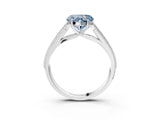 White gold Fancy Blue Heart Cut Cut Pave Split Shank Engagement Ring with Four-Prong Setting_15