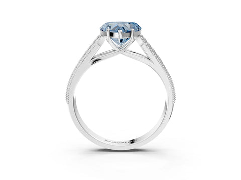 White gold Fancy Blue Heart Cut Cut Pave Split Shank Engagement Ring with Four-Prong Setting_15