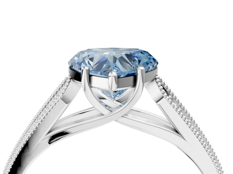 White gold Fancy Blue Heart Cut Cut Pave Split Shank Engagement Ring with Four-Prong Setting_16