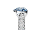 White gold Fancy Blue Heart Cut Cut Pave Split Shank Engagement Ring with Four-Prong Setting_17