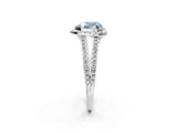 White gold Fancy Blue Heart Cut Diamond Halo Split Shank Engagement Ring_53