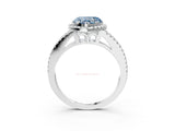 White gold Fancy Blue Heart Cut Diamond Halo Split Shank Engagement Ring_54