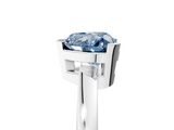 White gold Fancy Blue Heart  Cut Solitaire Ring with Four-Prong Setting and Classic Band_33