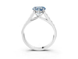 White gold Fancy Blue Heart  Solitaire Channel-Set Diamond Engagement Ring with Four-Prong Setting_56