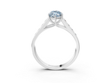 White gold Fancy Blue Marquise  Brilliant Channel-Set Solitaire Ring with Four-Prong Setting_23