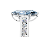 White gold Fancy Blue Marquise  Brilliant Channel-Set Solitaire Ring with Four-Prong Setting_25