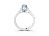 White gold Fancy Blue Marquise  Brilliant Cut Diamond Engagement Ring with Pavé Band and Four-Prong Setting_51