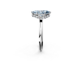 White gold Fancy Blue Marquise  Brilliant Solitaire Engagement Ring with Six-Prong Setting and Classic Band_22