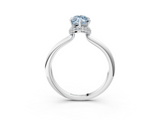 White gold Fancy Blue Marquise  Brilliant Solitaire Engagement Ring with Six-Prong Setting and Classic Band_23